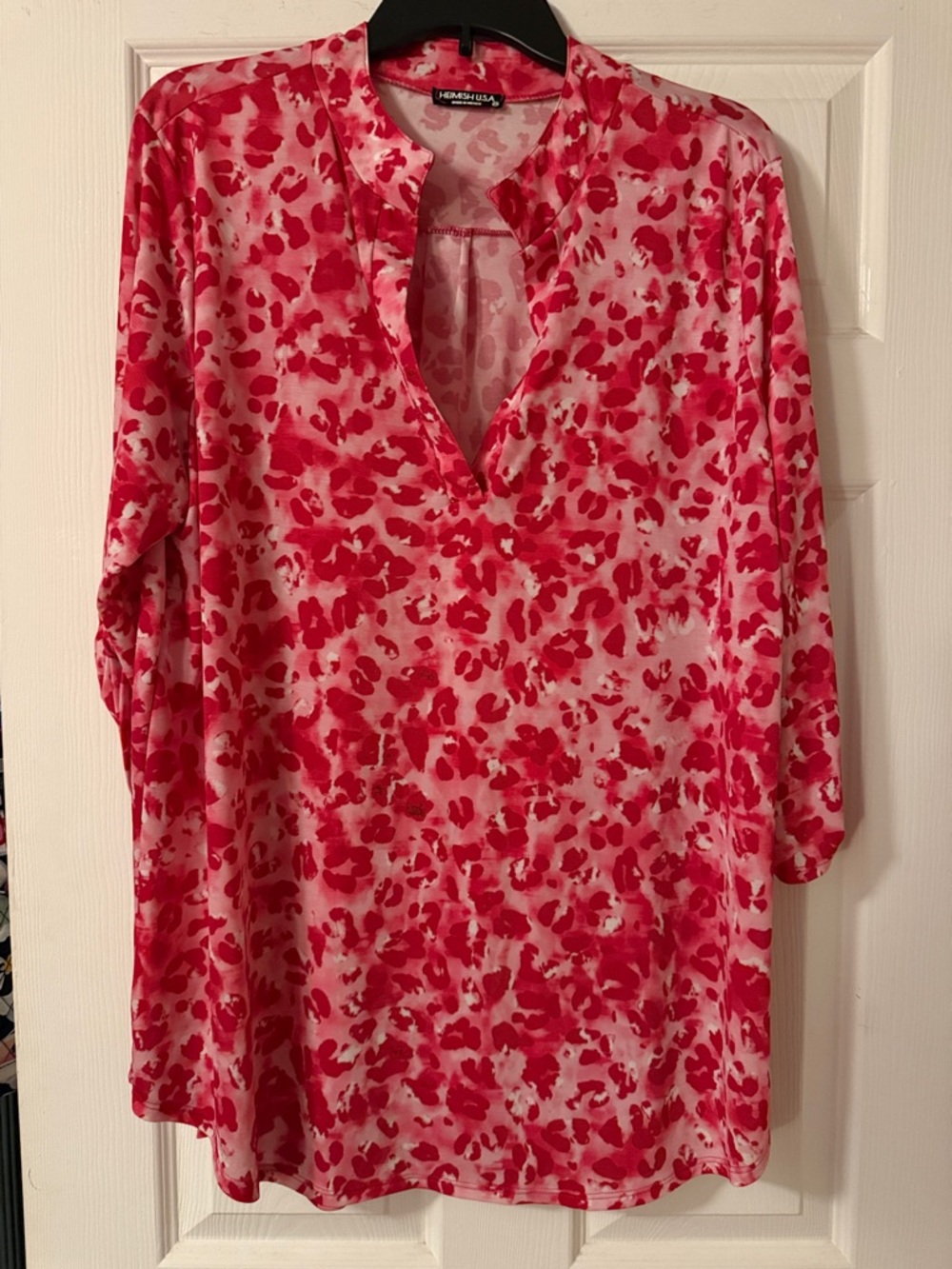 HEMISH Pink Floral Print V-Neck Blouse